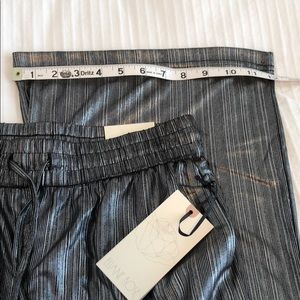 Shimmery metallic silver comfy bohemian pants. New